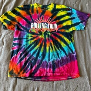 Rolling Loud Sunshine Tie Dye Tee LA 2021